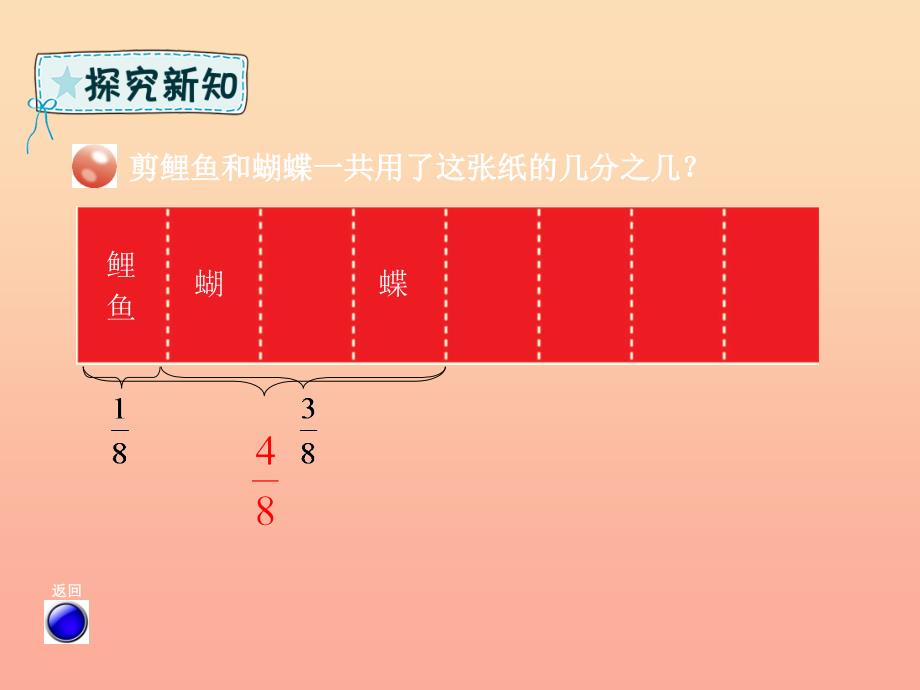 五年级数学下册第3章剪纸中的数学_分数加减法一信息窗2同分母分数加减法课件青岛版六三制_第4页