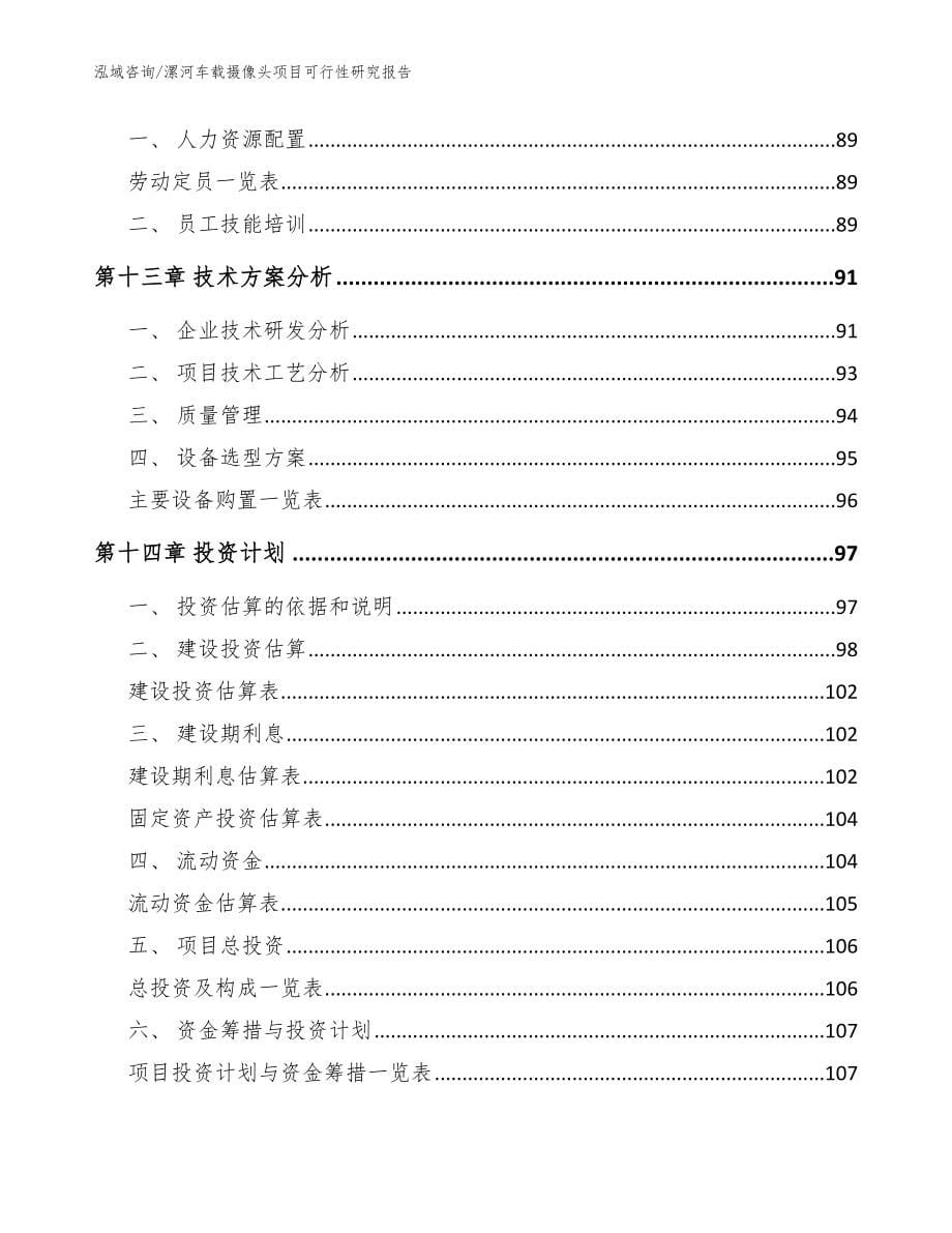 三门峡车载摄像头项目可行性研究报告模板范文 (1)_第5页