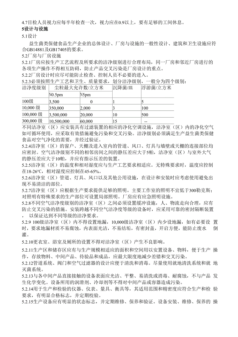 益生菌类保健食品厂良好生产规范_第2页