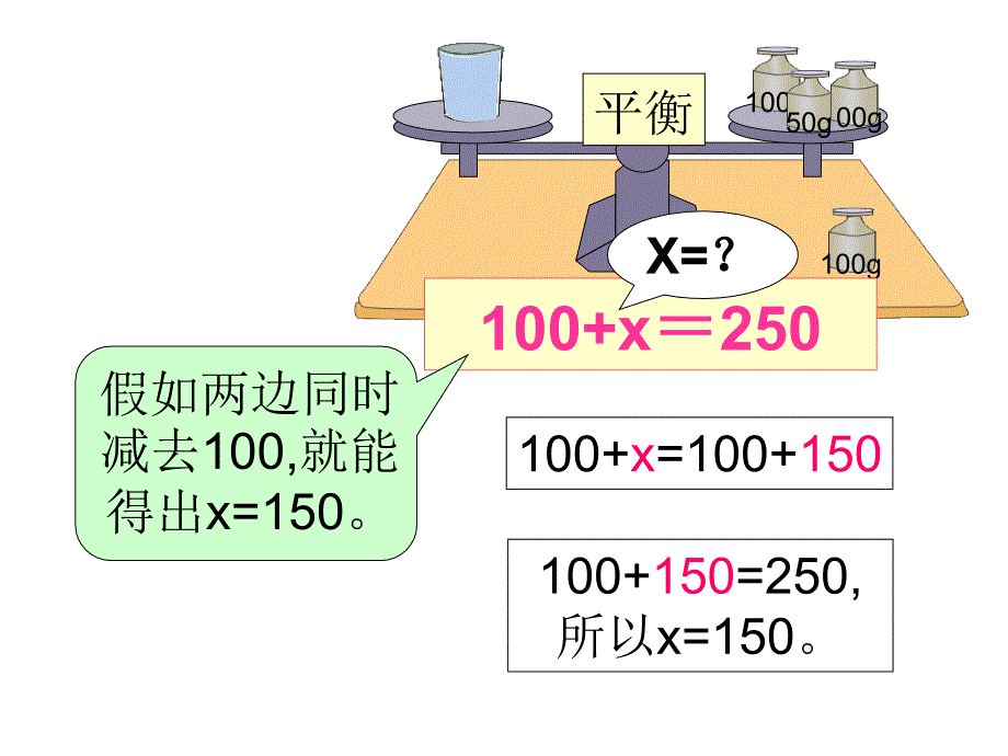 人教版五年级数学上册解方程课件_第3页