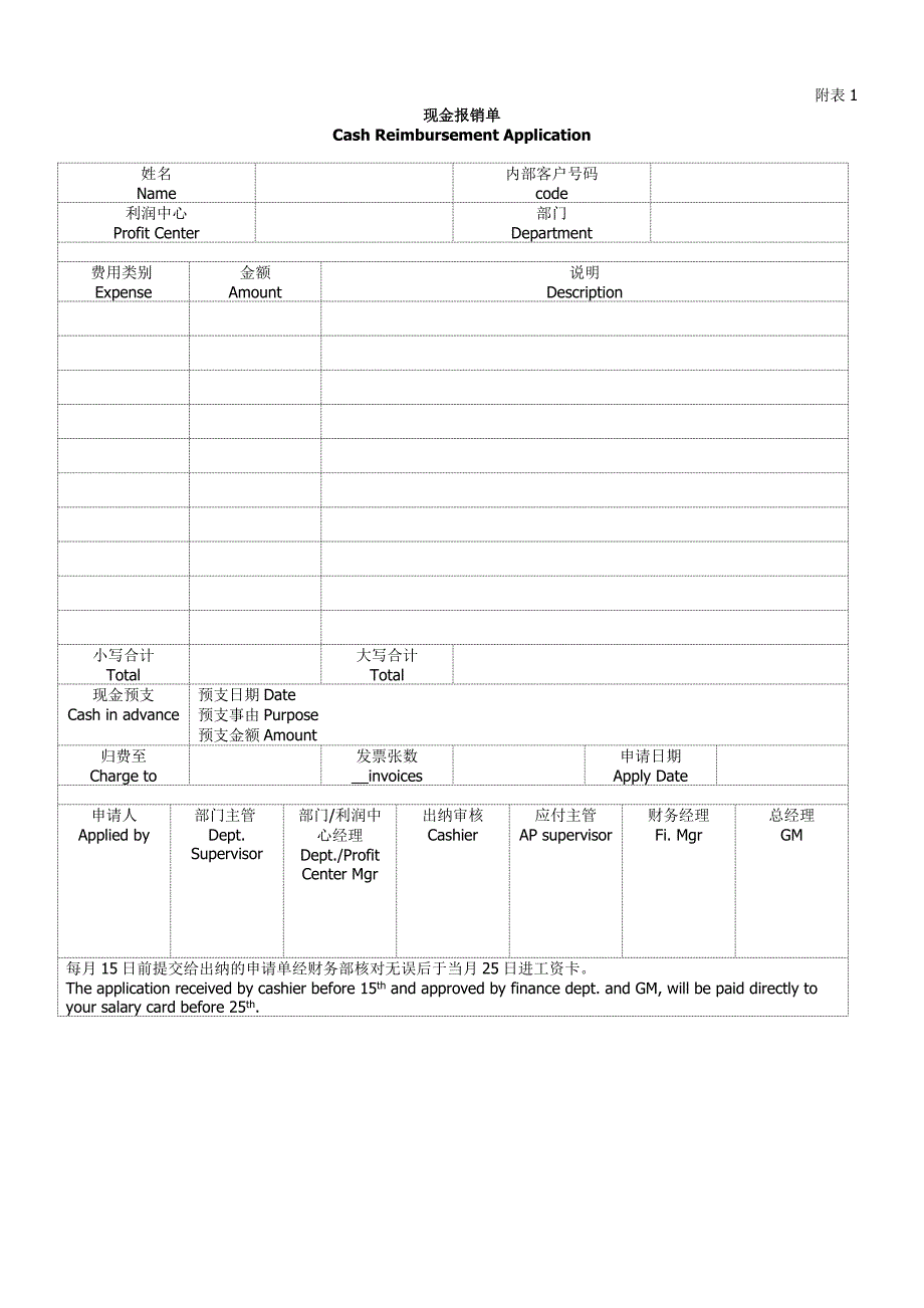 员工报销流程(中英文)FinancePolicy_第3页