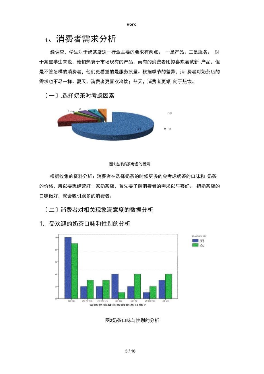 奶茶店营销项目策划书_第5页