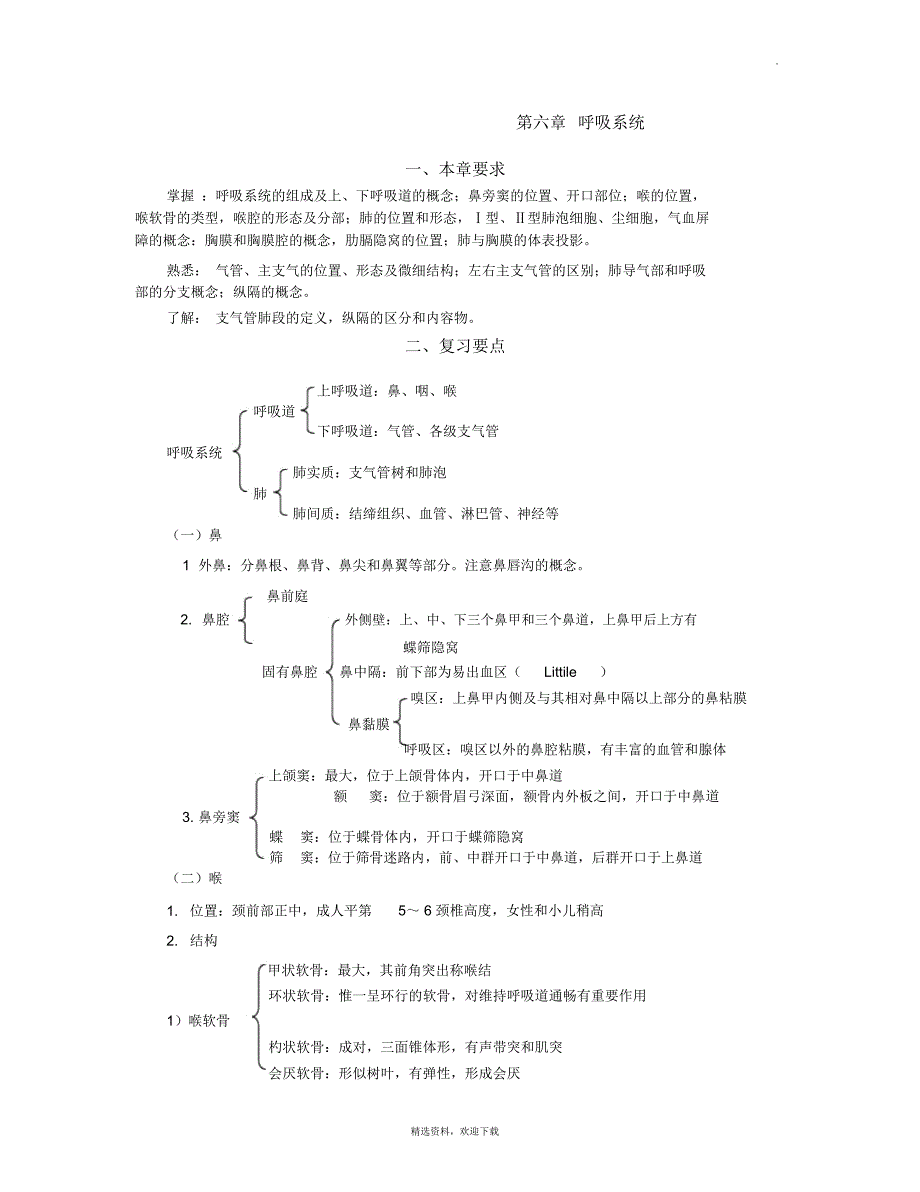 第六章呼吸系统_第1页