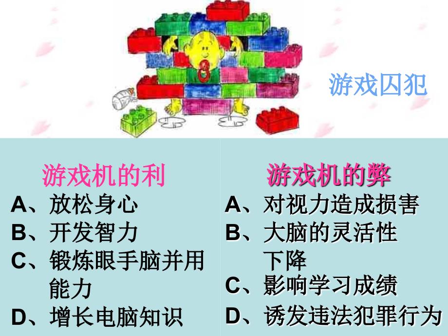 人教版七上思品第八课第一框身边的诱惑_第4页