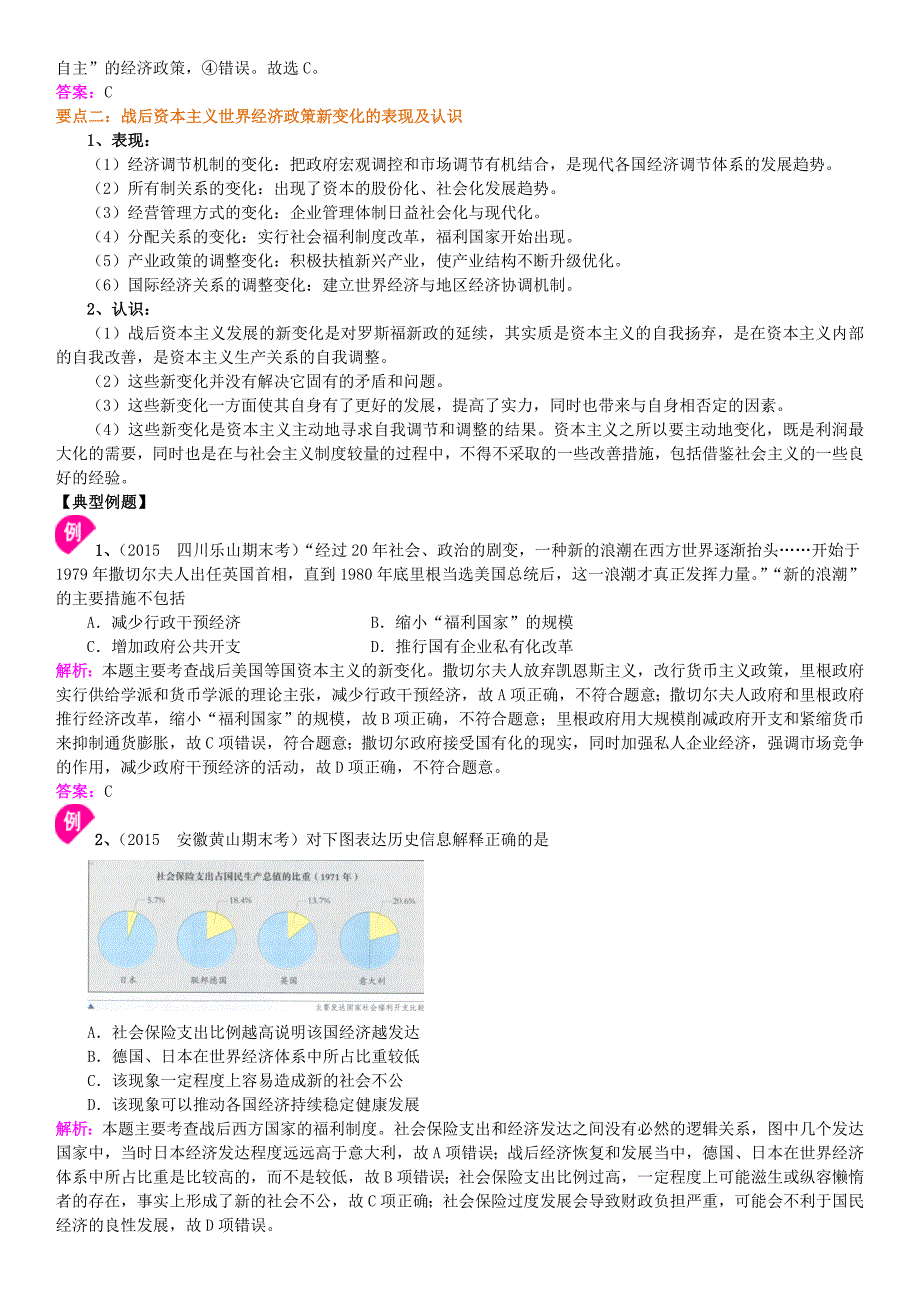 高一历史精品讲义战后资本主义经济的调整与资本主义世界经济体系的形成_第4页