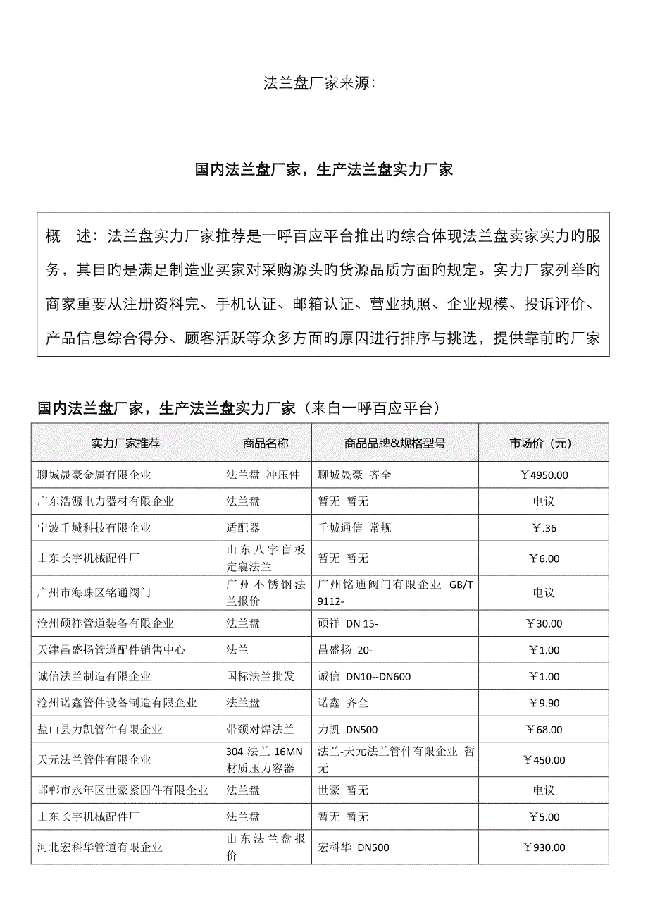 国内法兰盘厂家生产法兰盘实力厂家推荐 .07_第1页