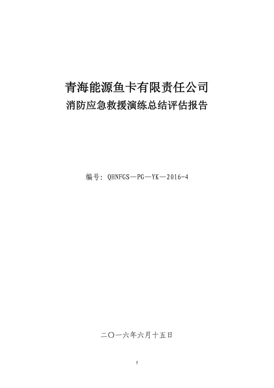 消防应急演练评估报告_第5页