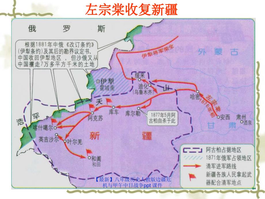 最新八年级历史边疆危机与甲午中日战争ppt_第4页