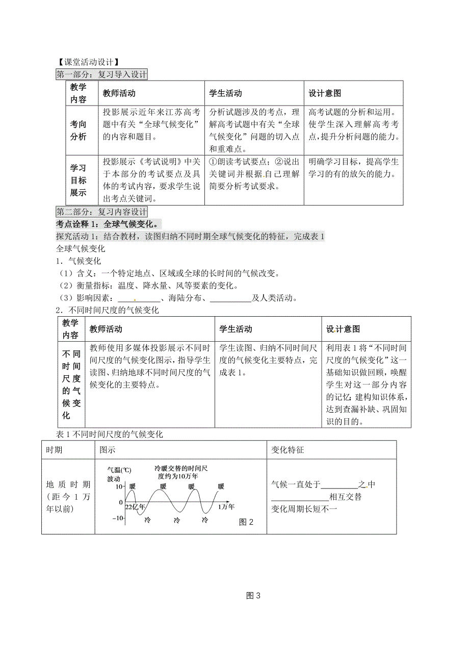 高考地理一轮复习 全球气候变化及其对人类的影响（第1课时）教案1_第2页