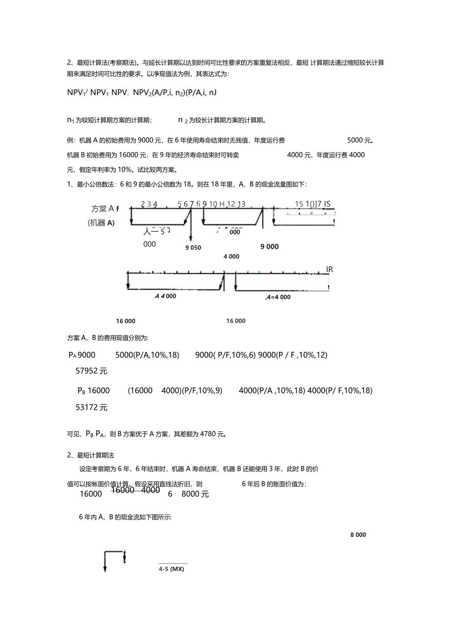 投资项目方案比选分类习题_第4页