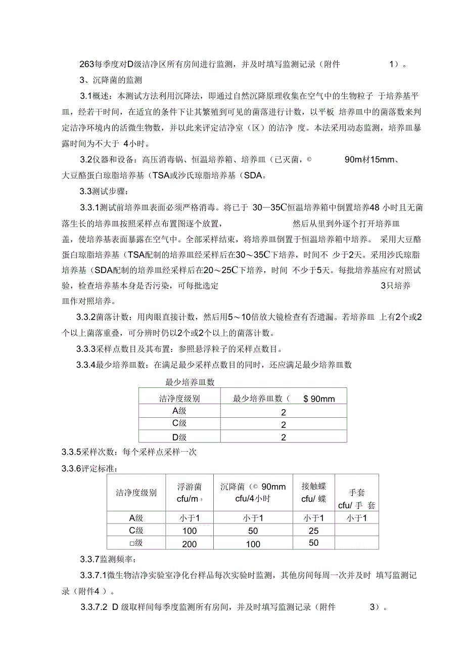 洁净室环境监测操作规程_第4页