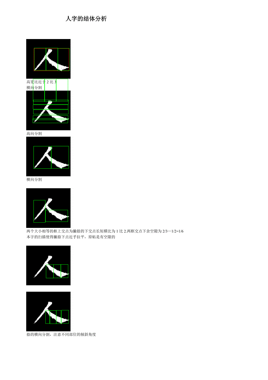 (精品)人字结体分析_第1页