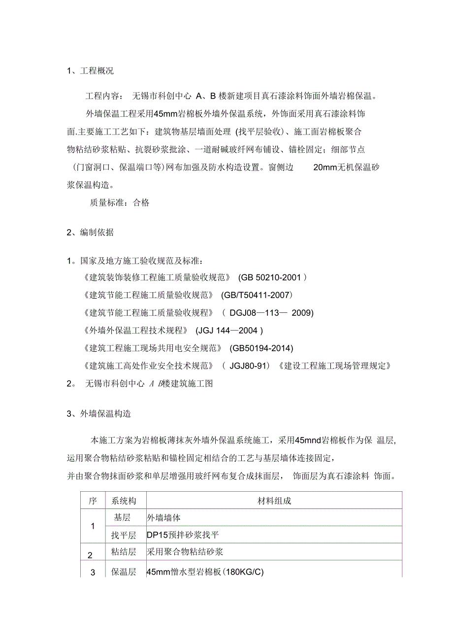 外墙岩棉板保温施工方案完整_第3页