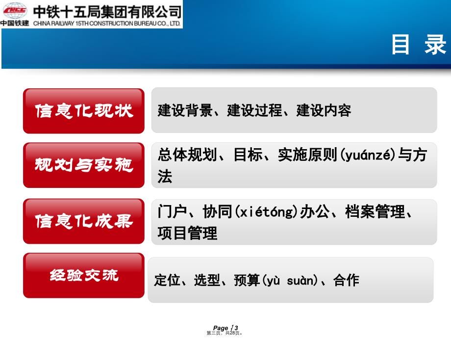 中铁十五局企业信息化经验交流上课讲义_第3页