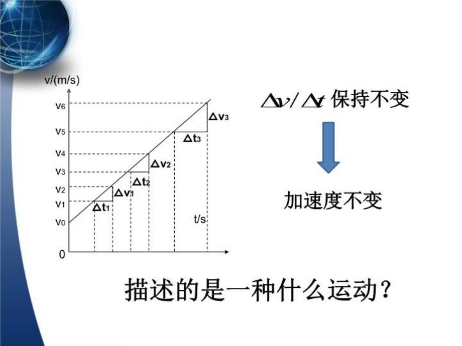 最新匀变速直线运动的速度与时间的关系课件PPT课件_第4页