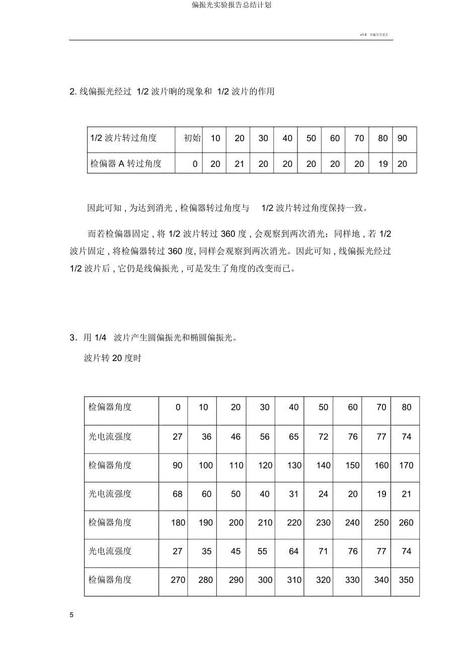 偏振光实验报告计划.docx_第5页