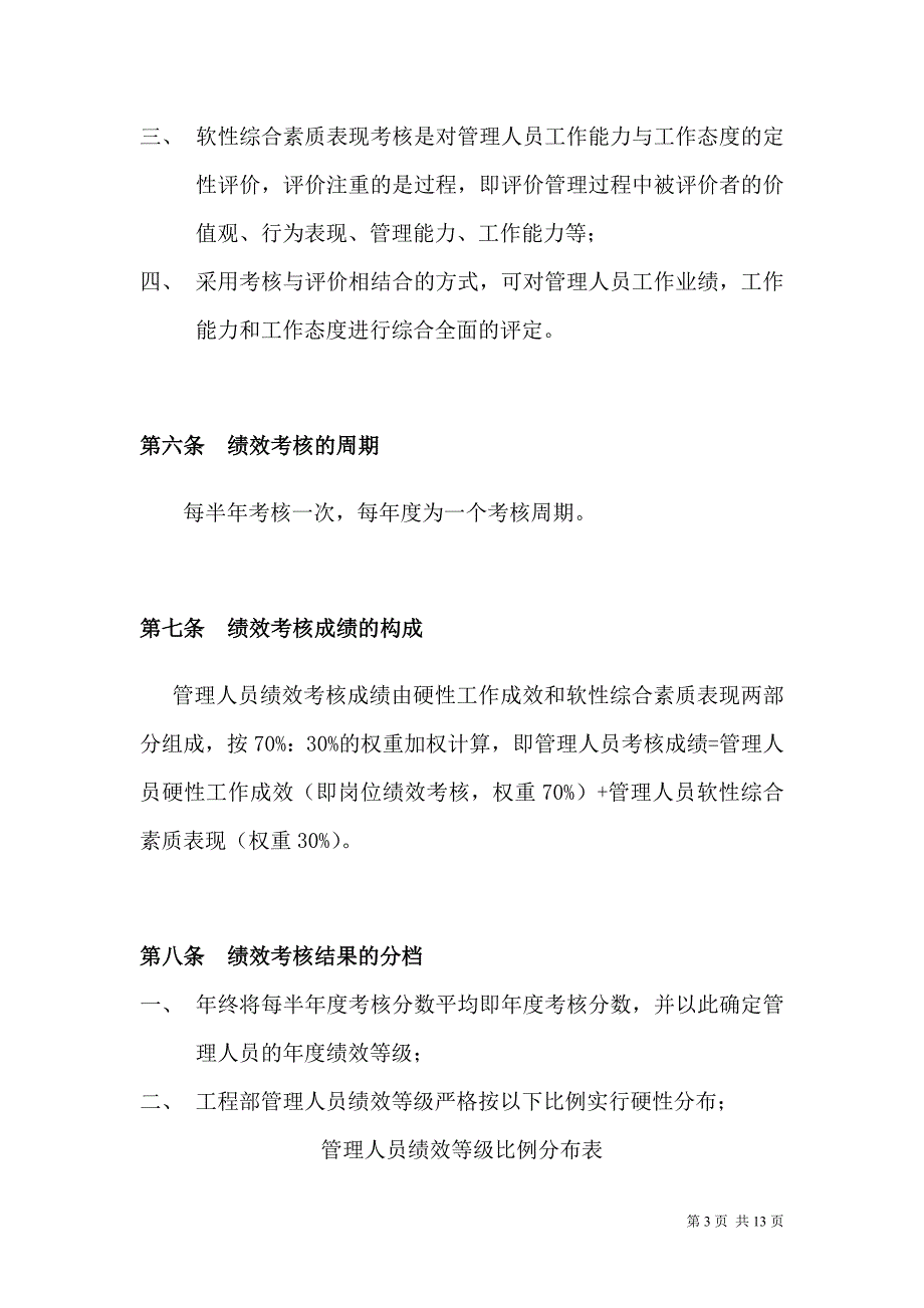 工程部管理人员绩效考核管理制度[共13页]_第3页