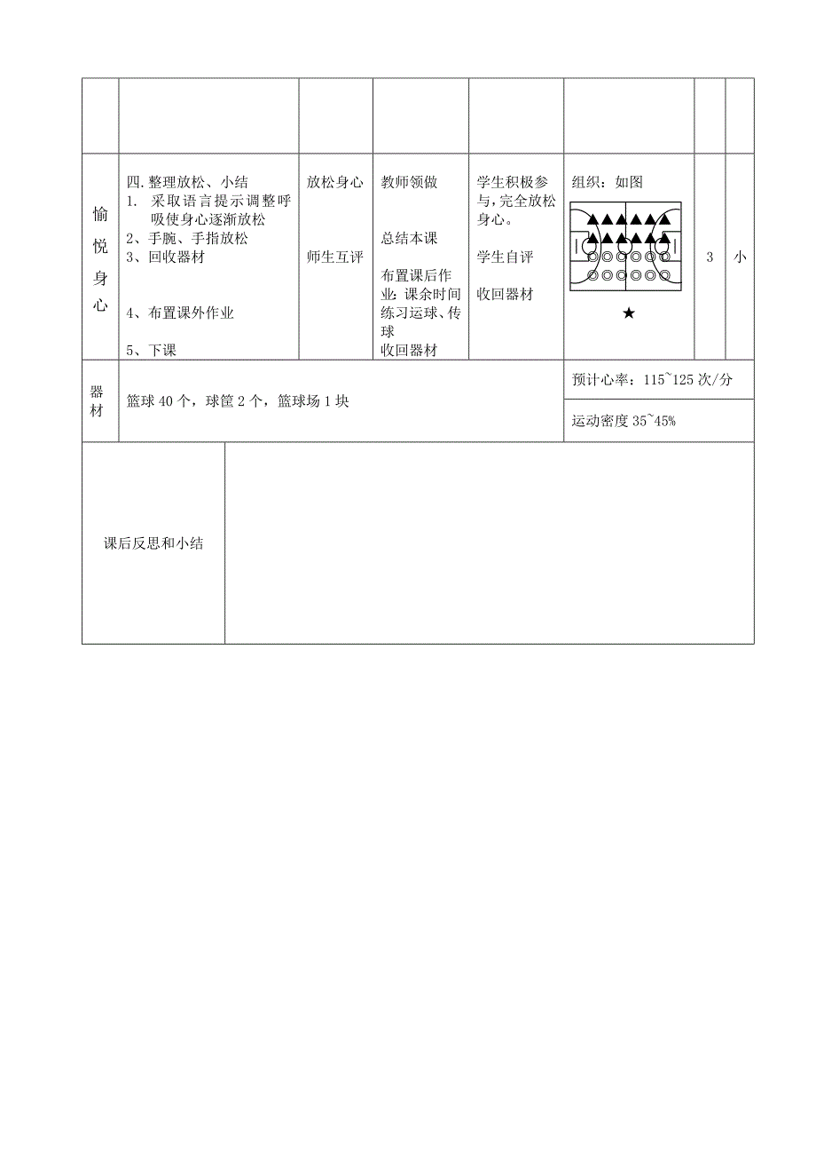 篮球原地双手胸前传接球教案(教育精品)_第3页