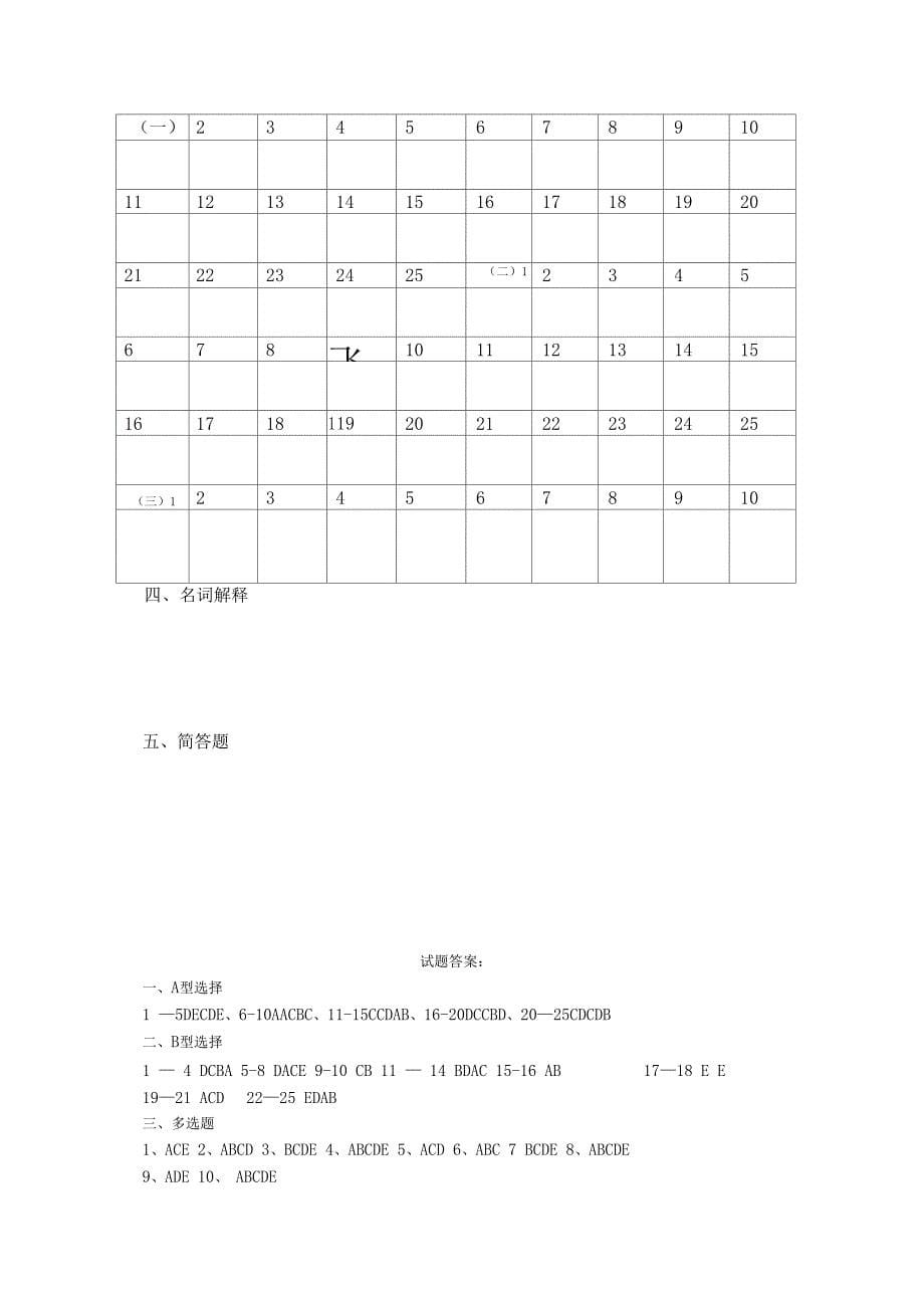 住院医师规培试题及答案外科_第5页