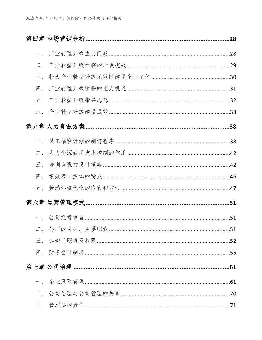 产业转型升级国际产能合作项目评估报告【参考模板】_第3页