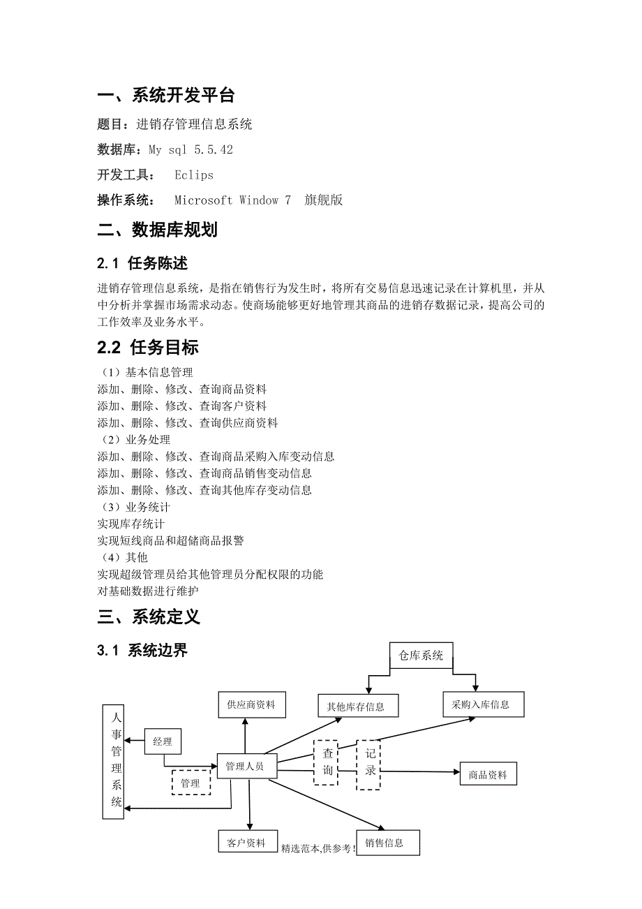 数据库课设实验报告——进销存管理系统.doc_第3页