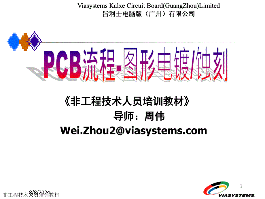 PCB流程图电蚀刻工序培训教材文档资料_第1页