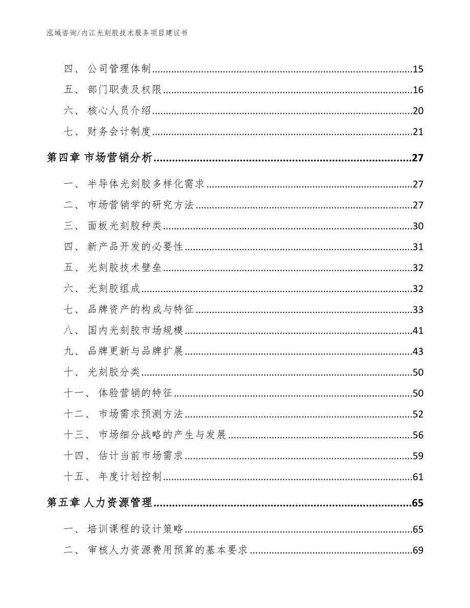 内江光刻胶技术服务项目建议书（参考模板）_第3页