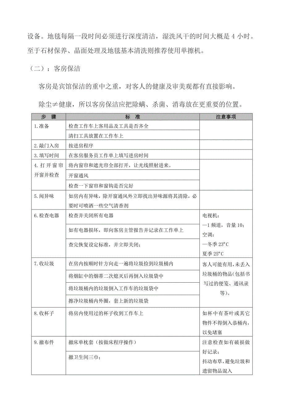 宾馆保洁服务方案_第4页