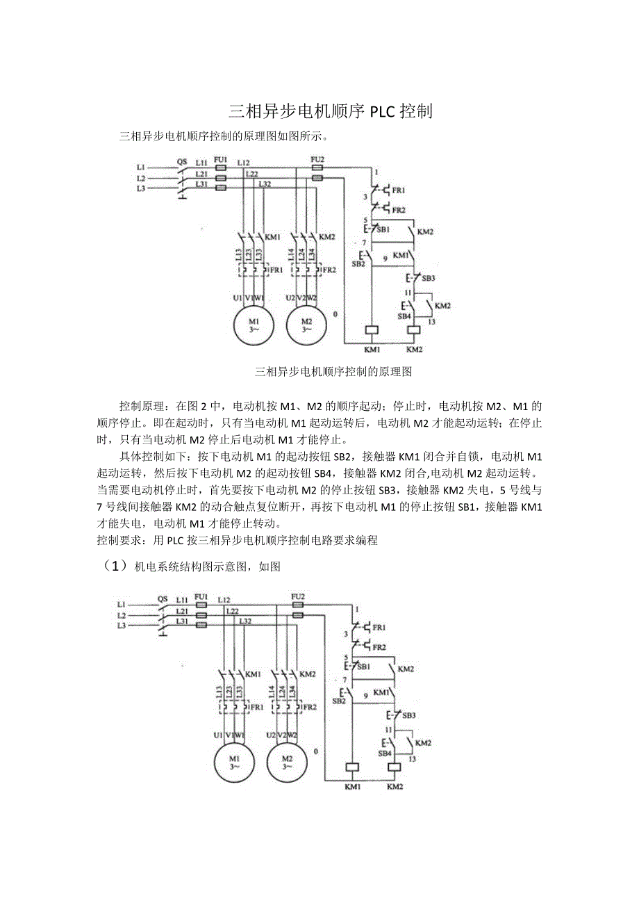 机电传动控制课程设计.doc_第2页