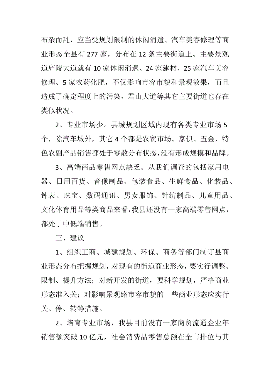 2023年县城商业形态分布情况汇报.DOCX_第2页