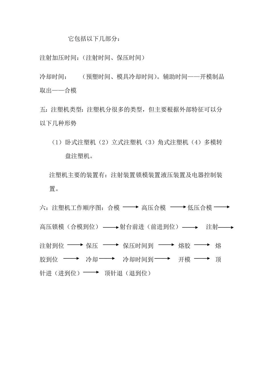 注塑机基本理论及工艺流程.doc_第5页