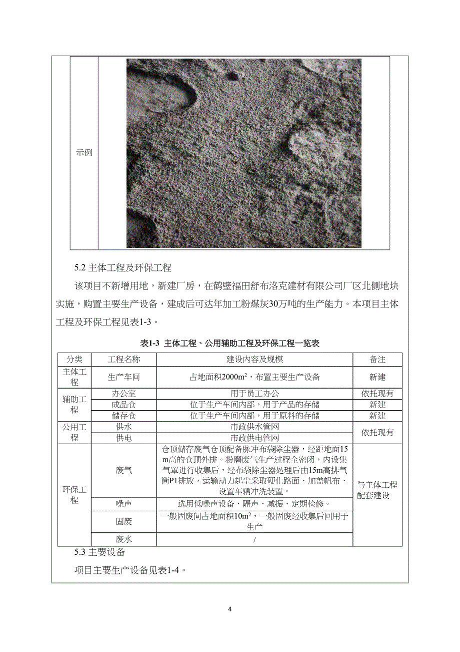 鹤壁福田舒布洛克建材有限公司资源再生循环利用扩产能项目环境影响报告.doc_第4页