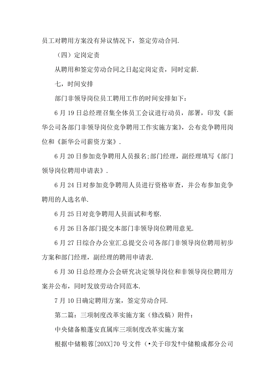 公司三项制度改革工作实施方案_第3页