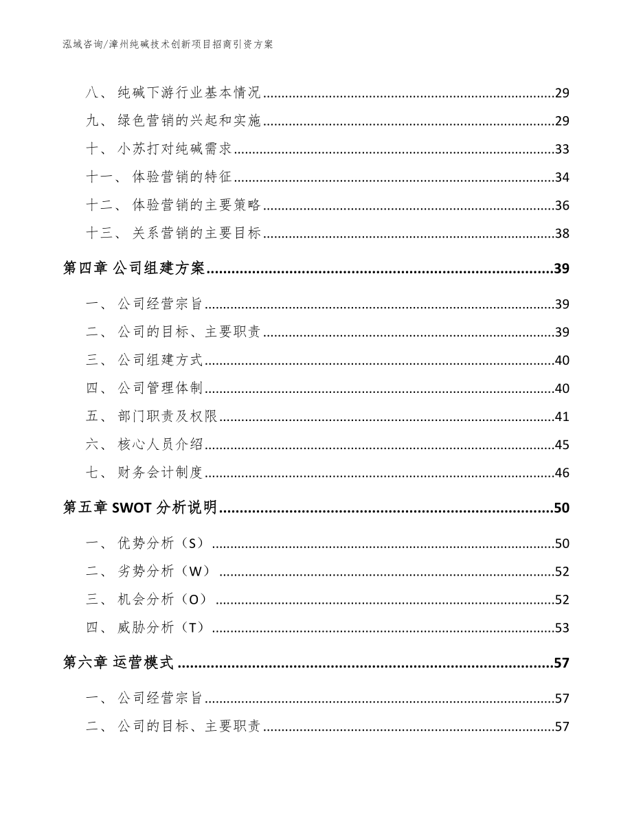 漳州纯碱技术创新项目招商引资方案【模板】_第2页