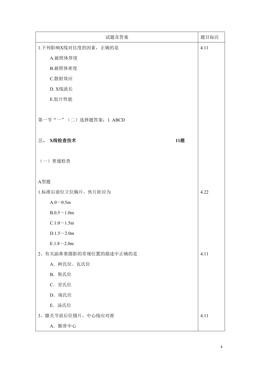 医学影像学题库_第4页