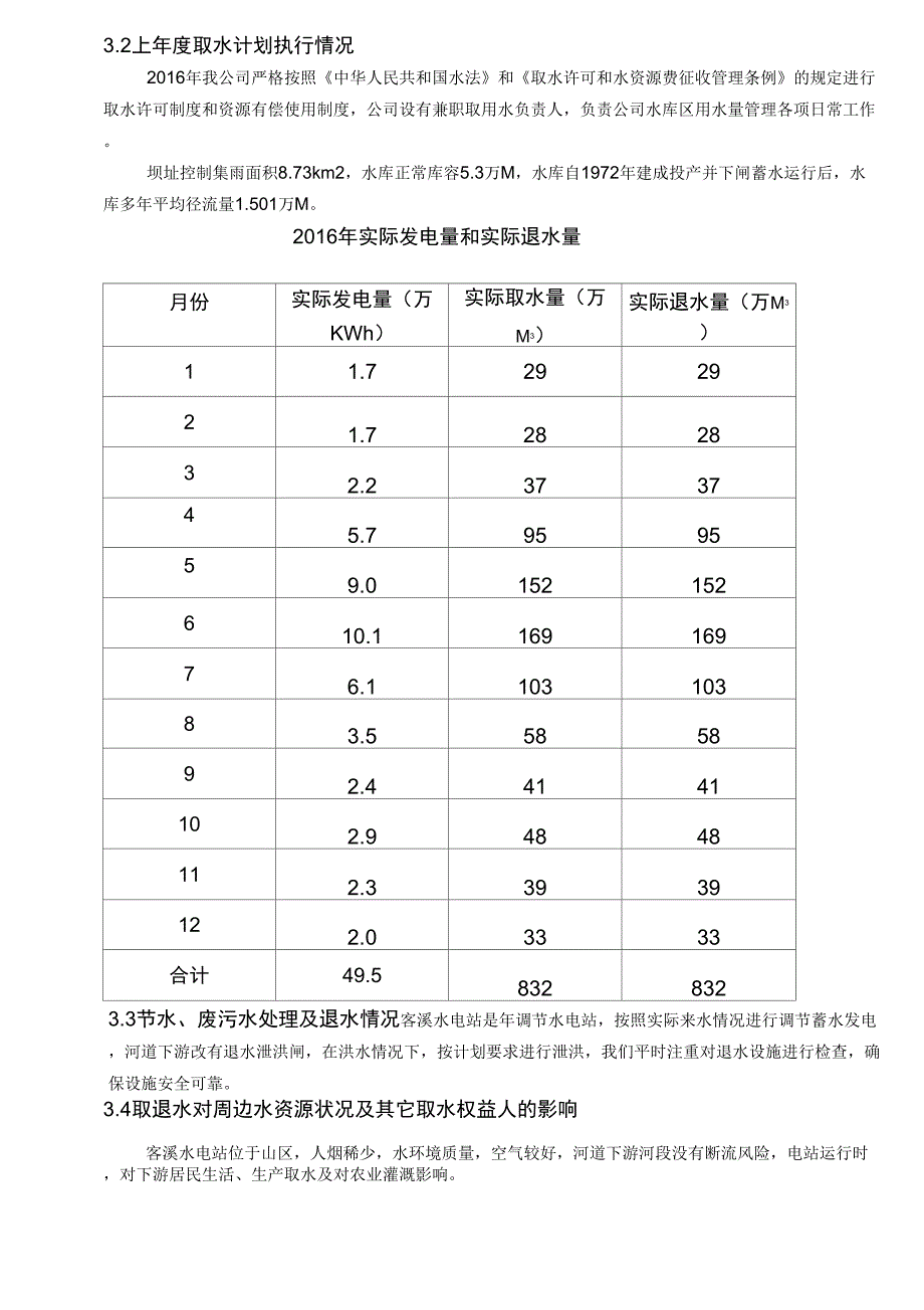 2016年度取用水总结和2017年度取水计划_第4页