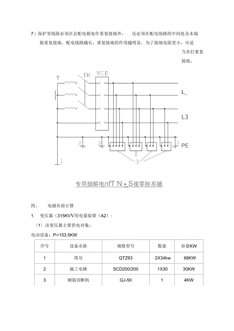 临时用电工程施工组织设计方案_第4页