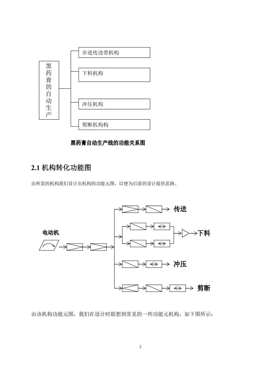 机械设计课程设计说明书黑药膏的自动生产线_第5页