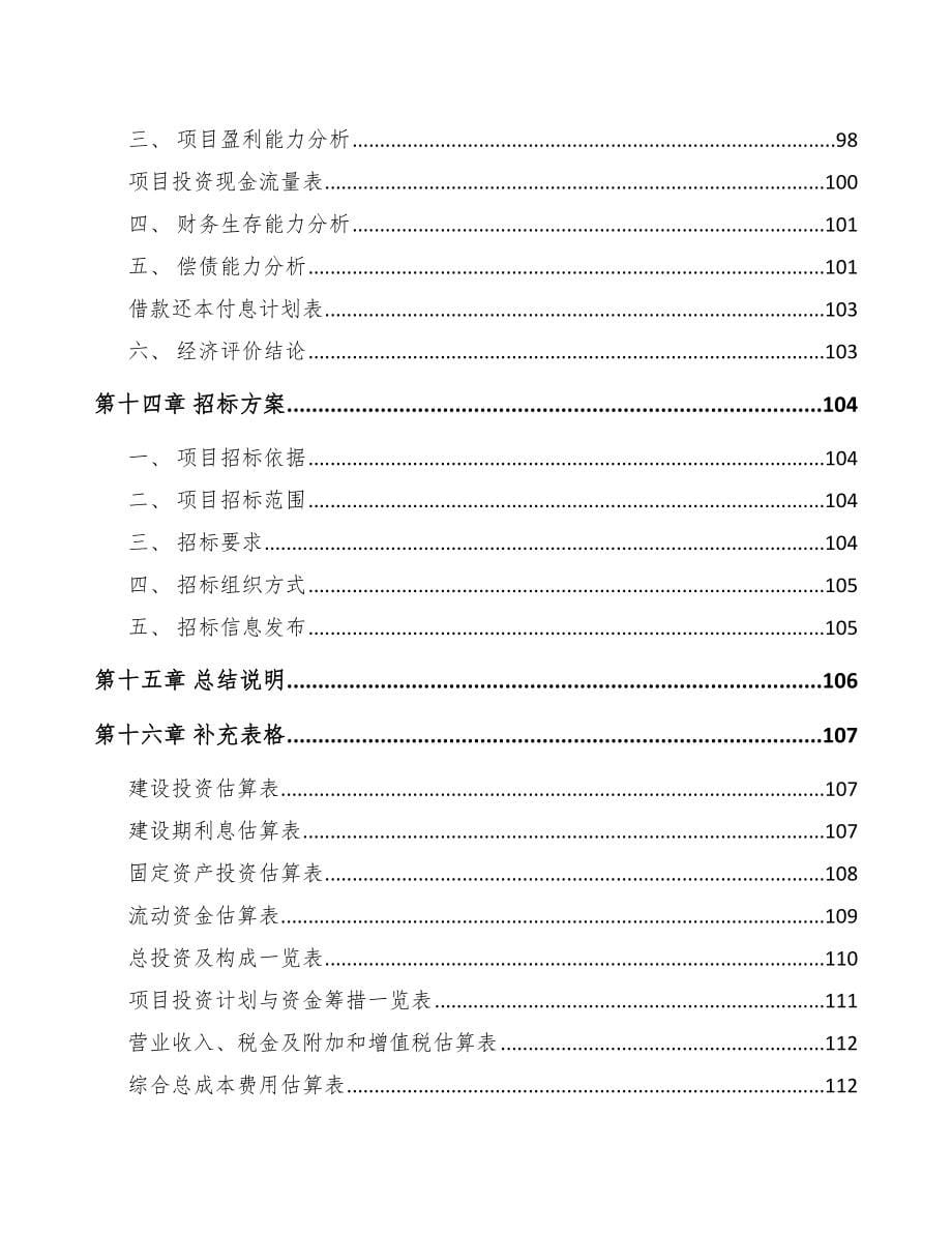 南阳汽车灯具项目可行性研究报告_第5页