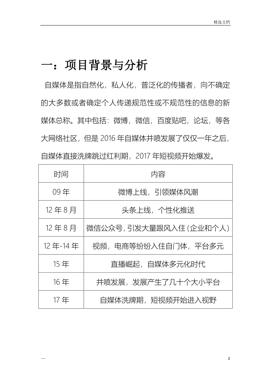 网络短视频运营规划书_第2页