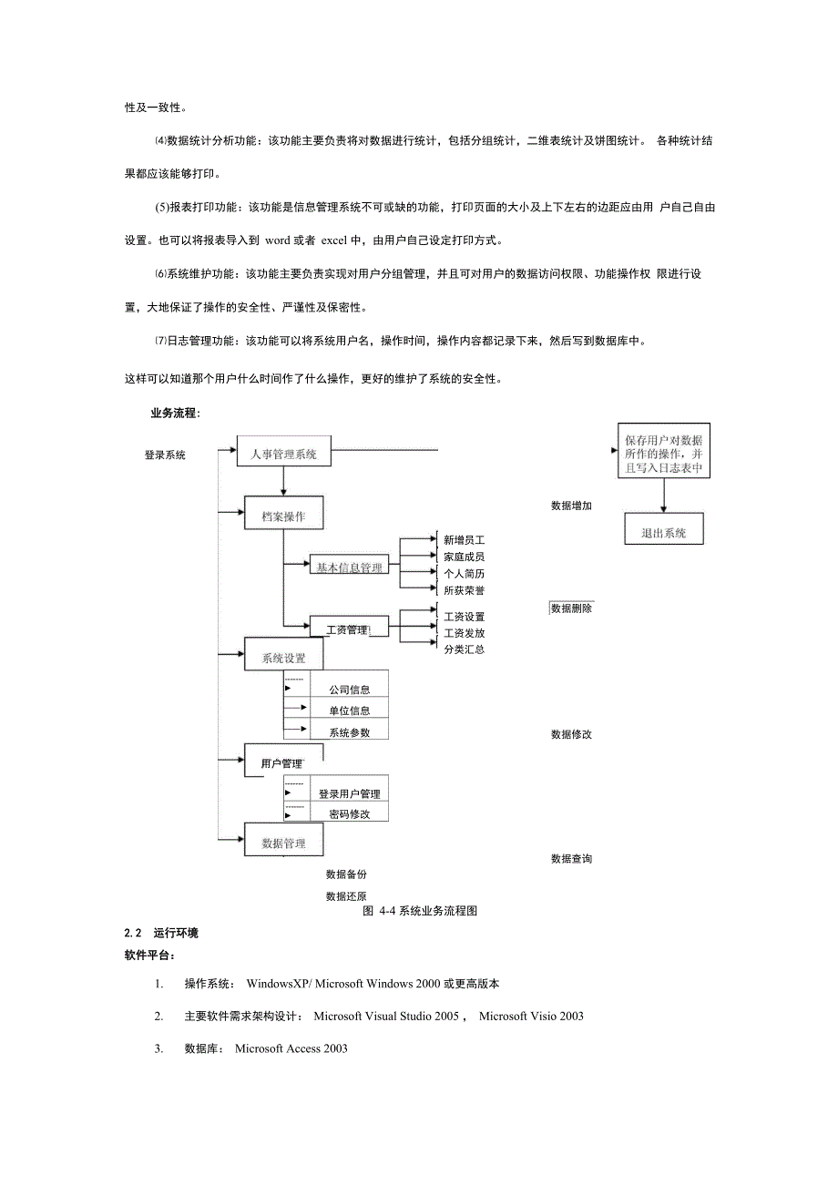 HRMS需求规格说明书_第4页