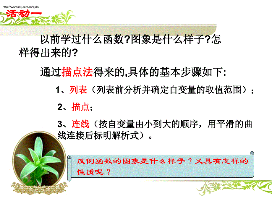 反比例函数图像与性质）第一课时ppt课件_第3页