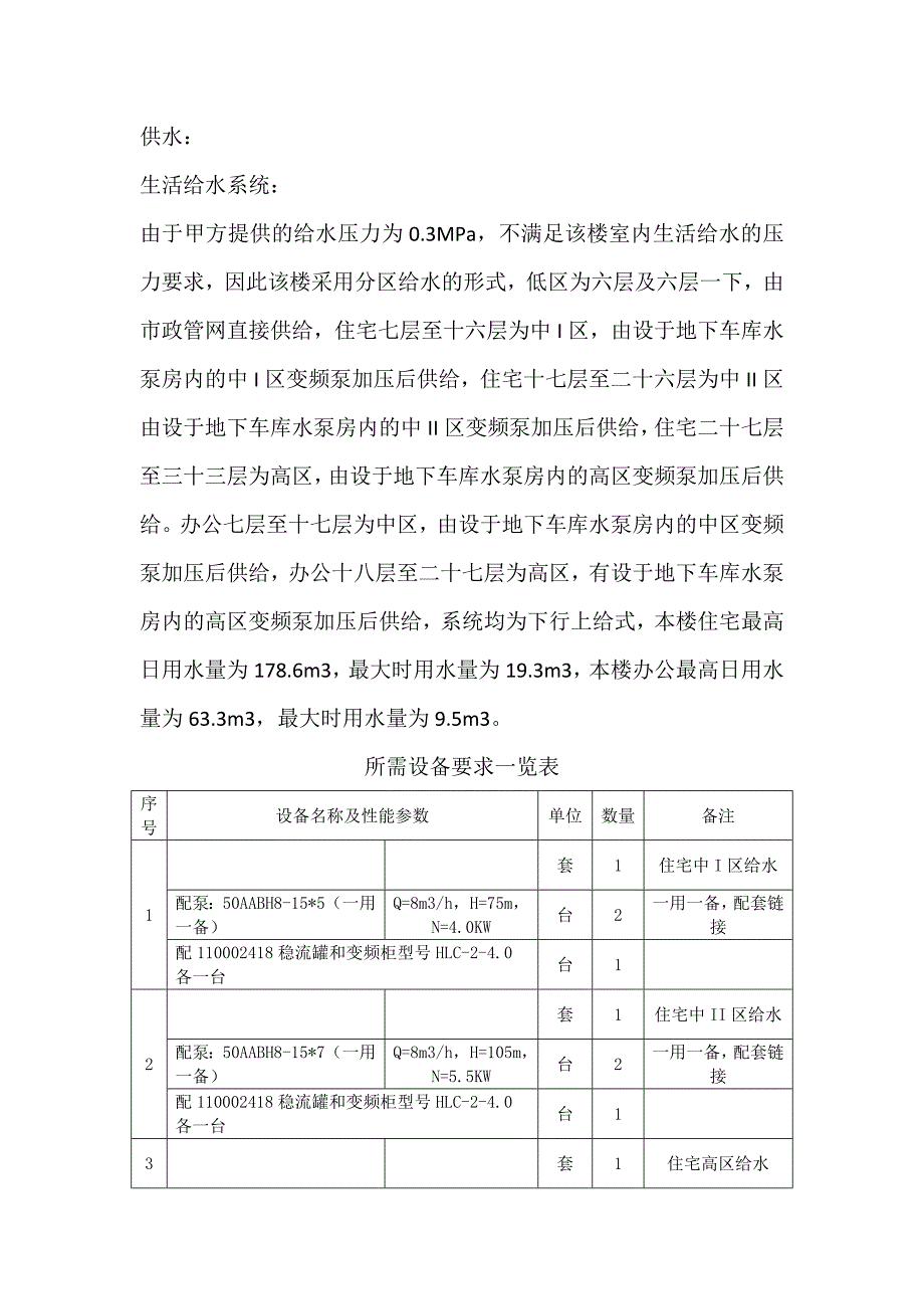 供水与供暖设计说明_第1页