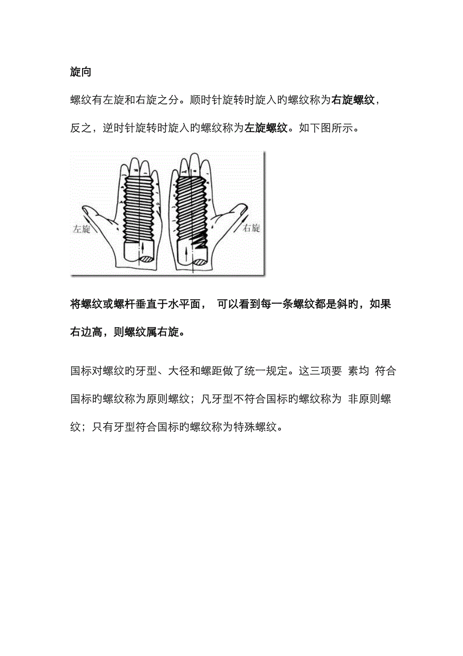 螺纹、弹簧、齿轮泵旋向判断方法_第1页
