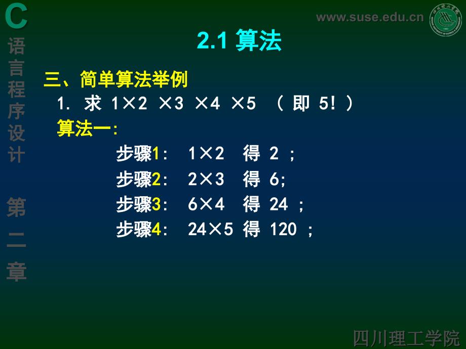 二章算法简单的C程序计ppt课件_第4页