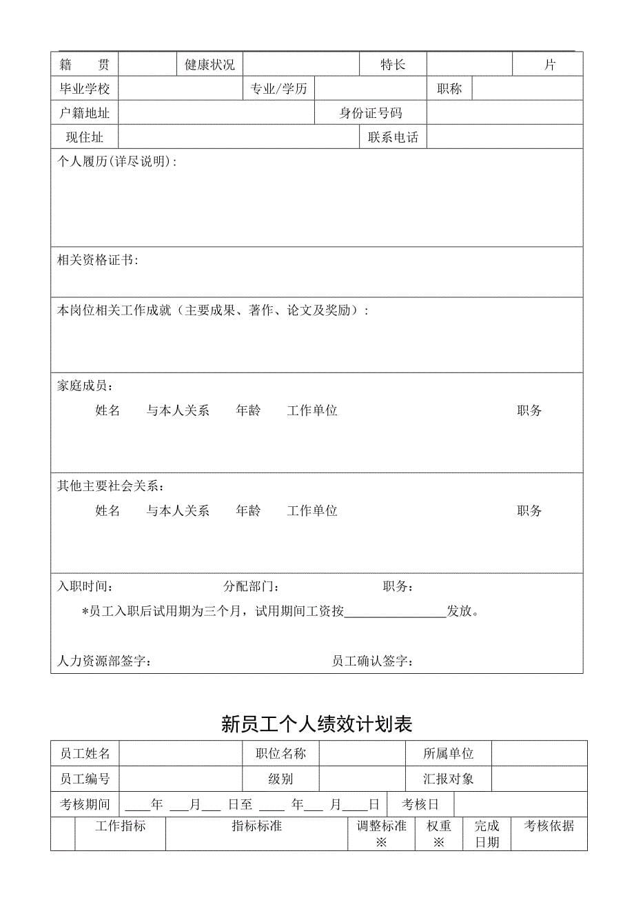 最新实用人力资源表格大全.doc_第5页