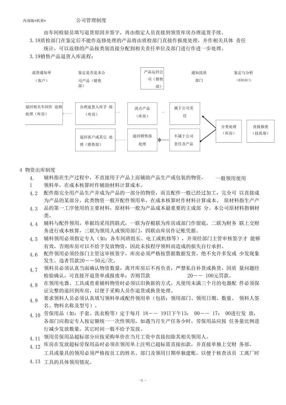 物资管理制度及工作流程_第4页