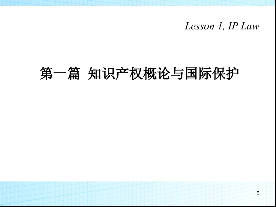 知识产权法完整版课件最全电子教案_第5页