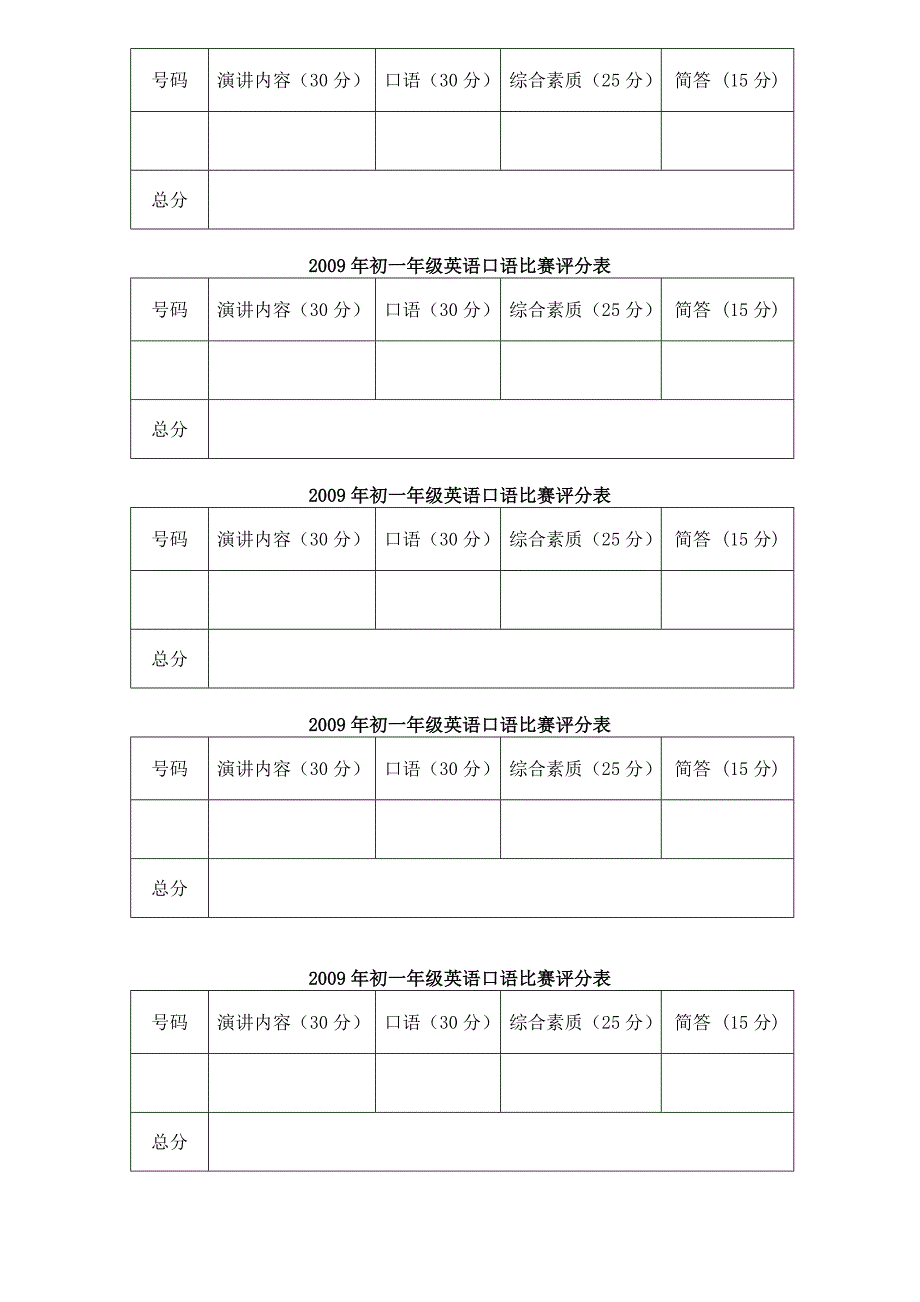 八年级英语口语比赛方案.doc_第4页