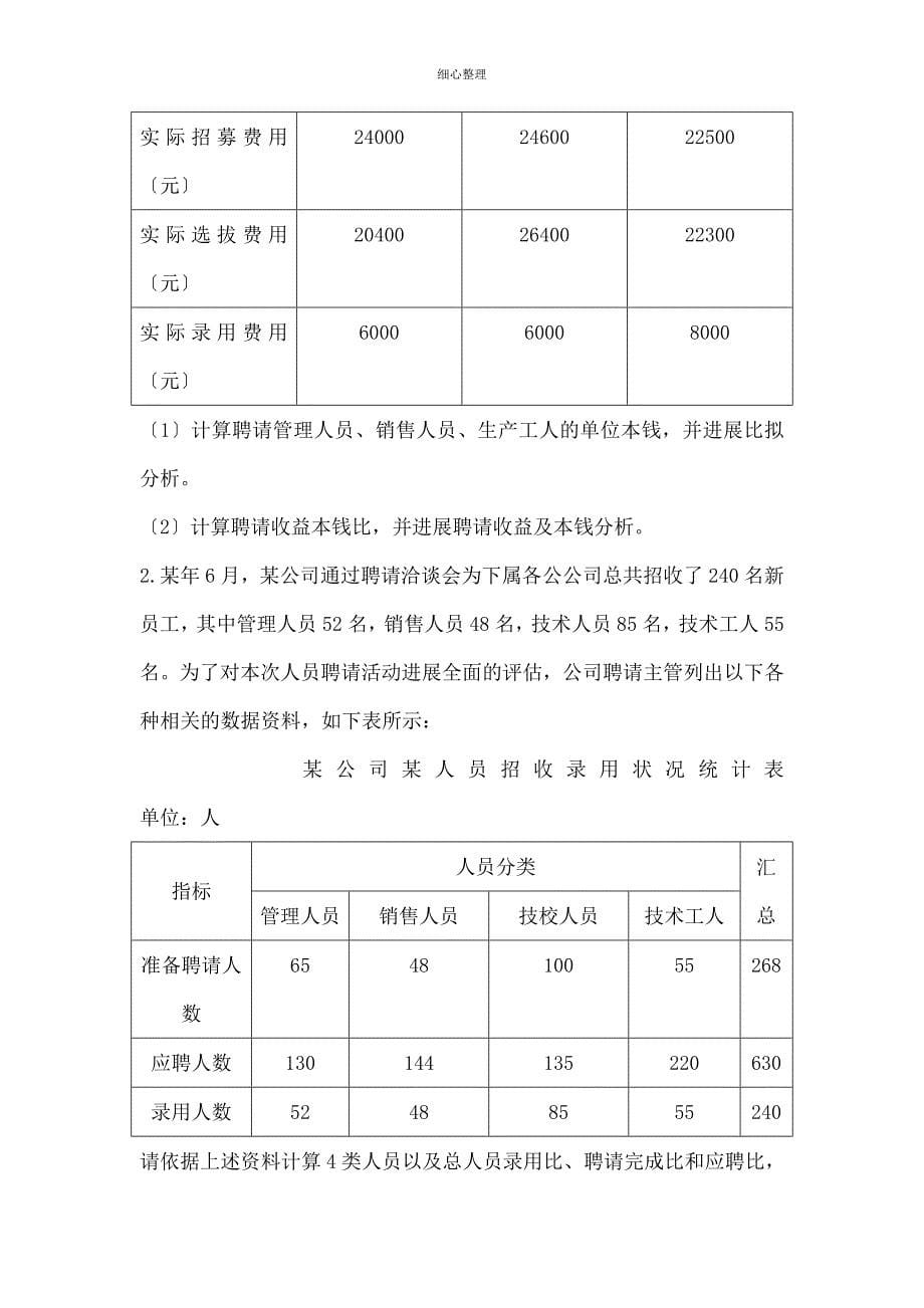 三级人力师应试宝典之人员招聘与培置_第5页